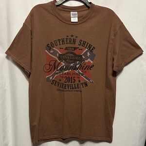 Gildan Brown Southern Shine Graphic Tee